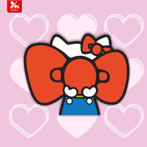 车贴个性可爱卡通装饰贴花创意汽车侧面车身两侧改装贴纸40人付款28