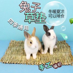 【大兔子专用草垫兔床】干草垫兔子窝草窝夏季稻草垫脚垫草席