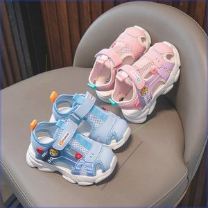 巴拉巴柆清货1-3-6岁儿童凉鞋男童2024夏季新款包头鞋子4女童宝宝