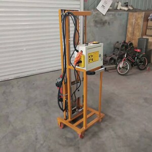 开槽机水电安装全自动升降式架子一次成型无尘槽王电动墙壁线槽机