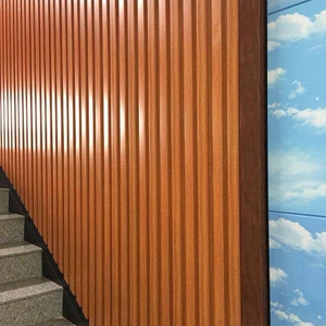 铝合金长城板护墙板幕墙异性波纹板铝板金属波浪铝板装饰吊顶门头