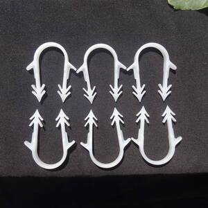 地暖管卡塑料卡钉 u形塑料卡钉卡丁水暖管卡子16/20