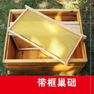 立式蜂桶煮蜡g杉木标准十框土蜂巢箱木箱活动养蜂家用蜂箱中锋
