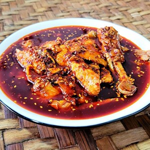 鸡块重庆丰都特产麻辣鸡白砍鸡口水鸡活鸡现杀手工制作丰都麻辣鸡