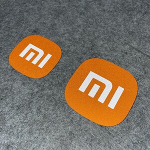 小米新款logo贴纸九号电动车贴防水反光圆角标志装饰abne系列通用