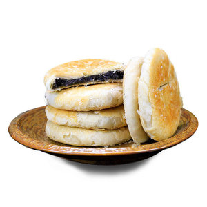 猪油饼湖北黄石地方特产零食糕点芝麻馅酥饼