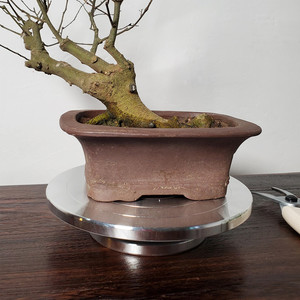 花卉小盆栽操作台展示旋转台盆景制作转台园艺专s业修剪台转盘造