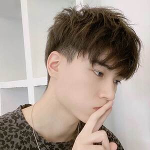 韩版假发假发男短发帅气自然日系微卷碎盖头隐形自然全真发前额头