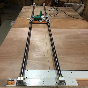 光轴实心滑杆直线导轨裁块光杆滑轨木工滑板切割机锯全裁瓷砖台套