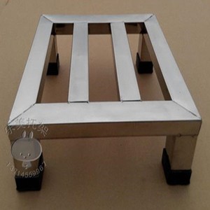 不锈钢花盆托架拖布池杂物煤气瓶架子木柜底座架柜机底架杂物架