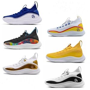 库里8代白金白蓝黑彩白黑curry6 八代高帮实战透气轻便耐磨篮球鞋