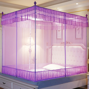 1米8大床蚊帐八米八床的蚊s帐文账1一米一8五5二2两米长m乘1,8米6