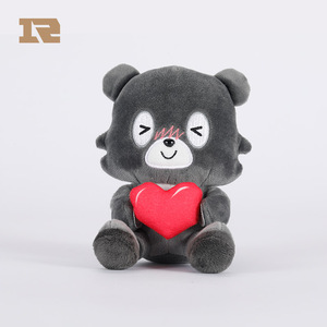 rng官方商城 k憨萌软泥熊表情可爱毛绒创艺摆件 装饰挂件小号公仔