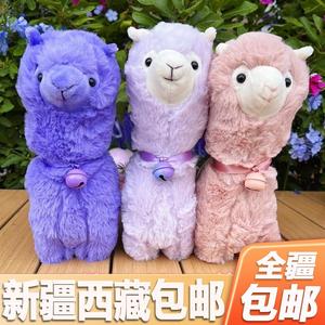 新疆包邮新款紫色小熊毛绒玩具玩偶床上睡觉薰衣草泰迪熊公仔布娃