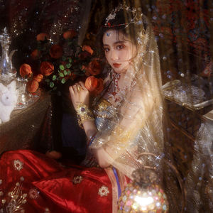 影楼摄影性感写真异域风情古装舞蹈服cos西域楼兰公主舞台演出服