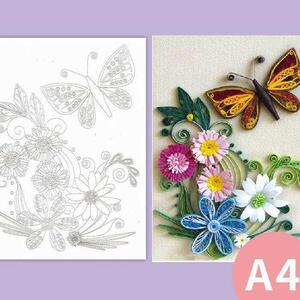 540人付款淘宝衍纸手工diy材料包衍纸画套装小学生立体纸艺包成人洐生