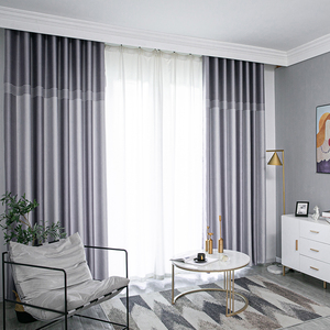 卧室窗帘双面花