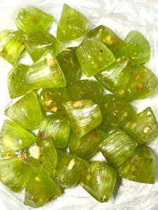江南特产松仁粽子糖200g正宗苏州薄荷味老式三角糖果纯手工麦芽糖