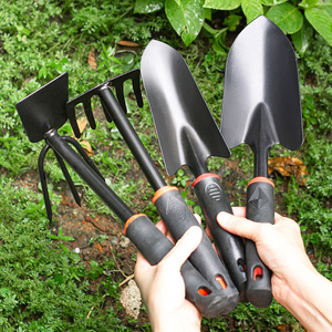 园艺工具三件套铲子耙子小锄头家用阳台种菜工具蔬菜种植工具套装