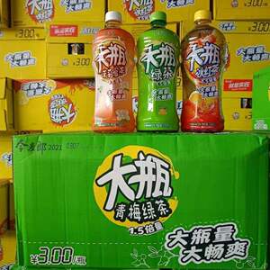 今麦郎大瓶青梅绿茶冰红茶茉莉蜜茶1.5倍大瓶量果味饮料畅爽包邮