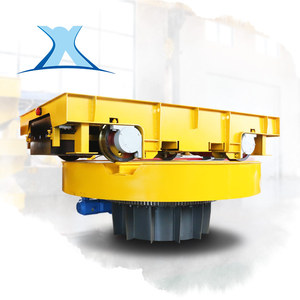 百特智能 转运平车矿用轨道转盘 工业轨道转弯平车自动化电动转盘