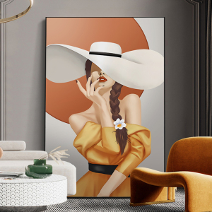 人物美女挂画客厅装饰画卧室床头画沙发背景墙壁画艺术高端轻奢画