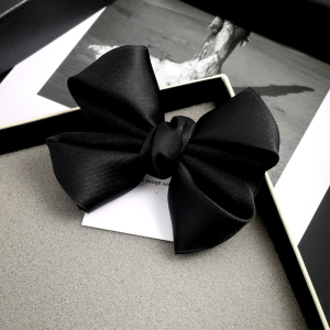 f8流海发夹女头顶半扎发高丸子头发饰流行美蝴蝶结发夹法式头饰