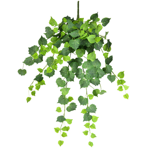 k仿真菩提树叶藤子墙壁挂绿花叶条装饰塑料花藤蔓u植物假植墙面吊