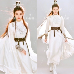 火王之破晓之战景甜同款影视古装女汉服骑马服侠女装女剑客武侠装