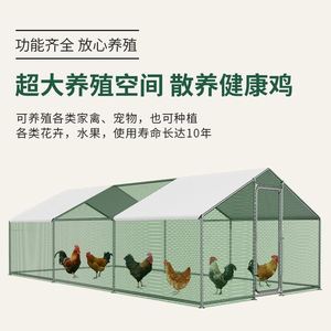 鸡笼子鸡棚家用养殖笼鸽笼大号特大孔雀养鸡笼子防老鼠蛇搭建工厂