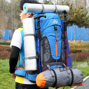 徒步登山背包旅行专业户外双肩包50L大容量70L女防水露营行山背囊
