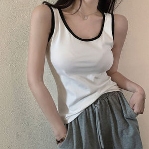 超大码胖mm胸大小众上衣正肩独特小吊带无袖背心夏外穿300斤200女