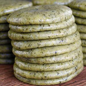 清明菜粑粑贵州蒿子蒿菜粑艾叶清明粑粑新鲜糯米糍粑贵州特产手工