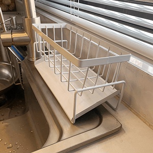 【家居好物】厨房洗碗池沥水架水槽碗碟筷晾架子水龙头简易超窄