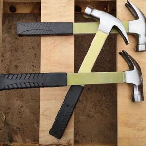 德国进口绝缘电木防滑带磁包边羊角锤直角锤起钉锤木工专用好钉锤