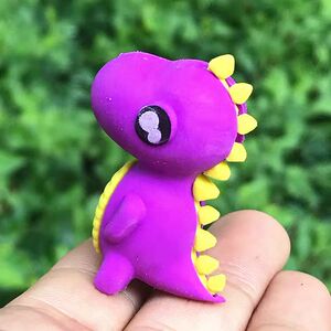 墩墩 创意橡皮擦小学生儿童橡皮擦干净不留痕卡通迷你可爱小恐龙