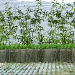 防腐木花箱竹子长方形花盆长条型阳台种菜神器家庭阳台种植箱特大