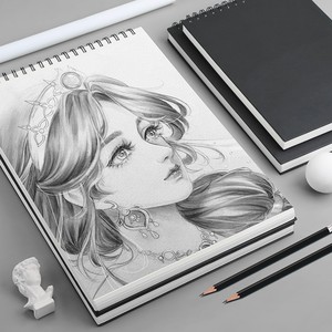 美术空白素描本图画本手绘专用a3画纸绘画a4纸速写画画彩铅本子8k开