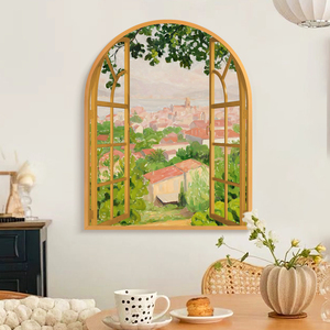 配电箱装饰画风景