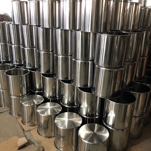 特厚1mm不锈钢桶搅拌桶20/25/30/35无耳汤桶发面锅收纳储物桶油桶