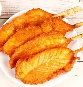 手抓饼配料鸡柳油炸小吃半成品鸡肉串商用烧烤食材500g非即食包邮