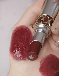 【现货】已停产绝版 ysl圣罗兰星星夹心圆管唇膏口红02