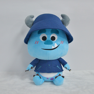 迪士尼授权蓝毛怪玩具总动员雨衣款公仔玩偶送儿童礼物丑萌玩具
