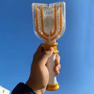纳柯万抖音网红同款迪迦奥特曼变身器神光棒电风扇手持风扇小风扇