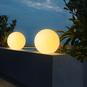 户外庭院灯景观灯防水月球灯柱子灯别墅大门柱灯围墙灯圆形柱头灯