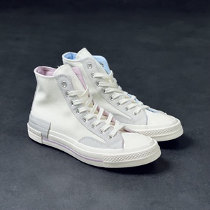 匡威旗舰店 1970s 奶粉鸳鸯神仙配色高帮男女帆布鞋休闲情侣板鞋