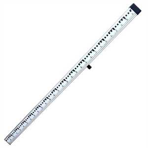 2米铝合金铟钢尺 水准仪用 铟瓦尺 高精度沉降观测用 2米尺