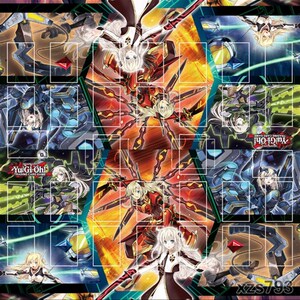 游戏王决斗盘ygo桌游大师中文e卡牌橡胶垫场地垫子牌双人卡垫