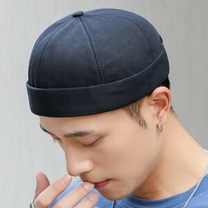 夏季瓜皮帽男潮