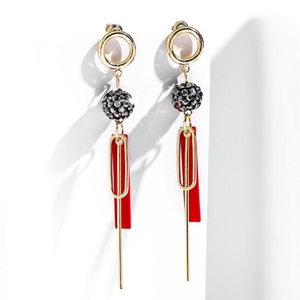 网红耳环长款女 925银针韩版个性潮夸张流苏耳坠气质韩式耳饰吊坠